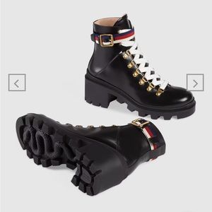 Gucci Women’s Trip Ankle Boot